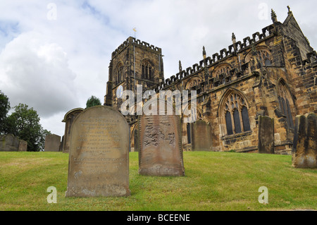 St.Marys Kirche Thirsk North Yorkshire 500 Jahre alt Stockfoto