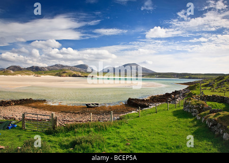 Uig Sands, Isle of Lewis, äußeren Hebriden, Western Isles, Schottland. UK Stockfoto