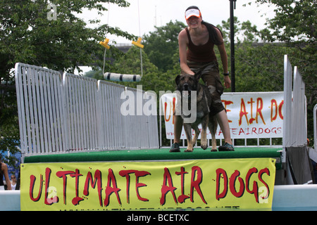 Ultimative Luft Hund Wettbewerb in Richmond, Virginia Stockfoto