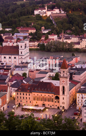 Deutschland, Bayern/Bayern, Passau, Altstadt von Burg Veste Oberhaus Stockfoto