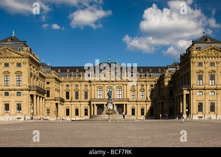 Deutschland, Bayern / Bayern, Würzburg, Residenz Palast Stockfoto