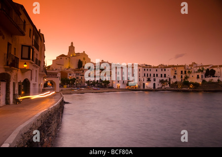 Spanien, Catalonien (Catalunya), Cadaques, Esglesia de Santa Maria (Kirche Santa Maria) Stockfoto