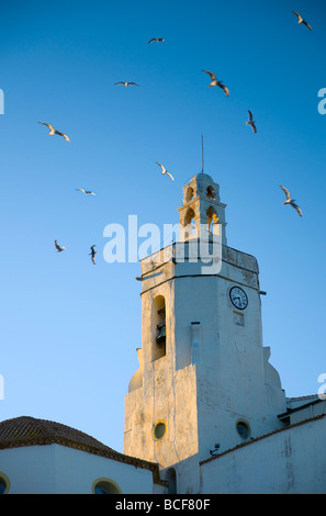 Spanien, Catalonien (Catalunya), Cadaques, Esglesia de Santa Maria (Kirche Santa Maria) Stockfoto