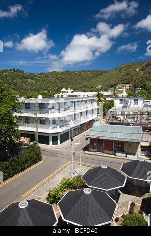 Mauritius, Rodrigues Island, Port Mathurin, Innenstadt Stockfoto