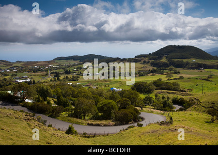 Insel La Réunion, Bourg-Murat, Plaine-des-Cafres, Landschaft Stockfoto