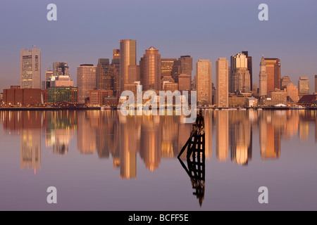 USA, Massachusetts, Boston, Financial District East Boston Logan Flughafen Stockfoto