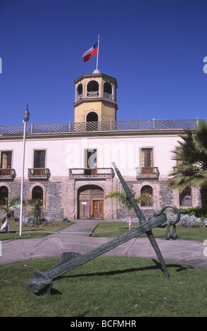 Zollhaus (Aduana), jetzt ein Marine-Museum über den Krieg im Pazifik, Iquique, Chile Stockfoto