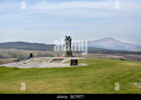 Kommando-Denkmal am Spean Bridge in Schottland. Stockfoto