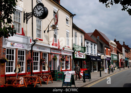 Lange Straße, Atherstone, Warwickshire, England, Vereinigtes Königreich Stockfoto