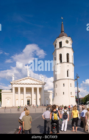 Kathedrale Vilnius Litauen Stockfoto