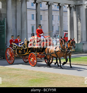 Hyde Park London Pferdekutsche offenen Stockfoto