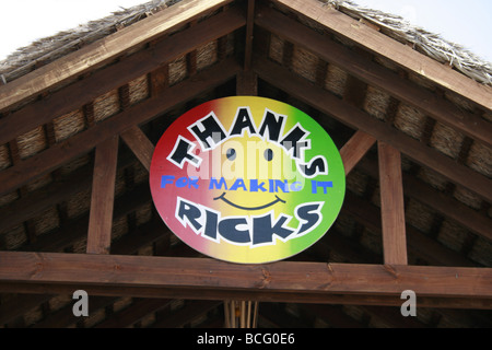Berühmte Ricks Café in Negril, Jamaika Stockfoto