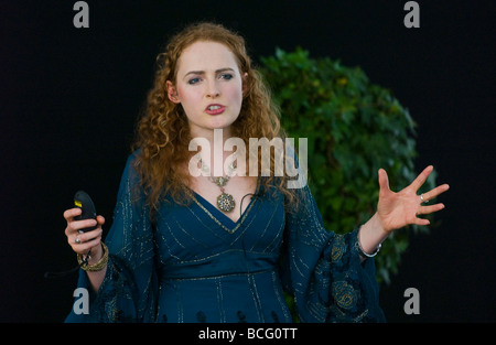 Historiker Kate Williams abgebildet Hay Festival 2009 Stockfoto