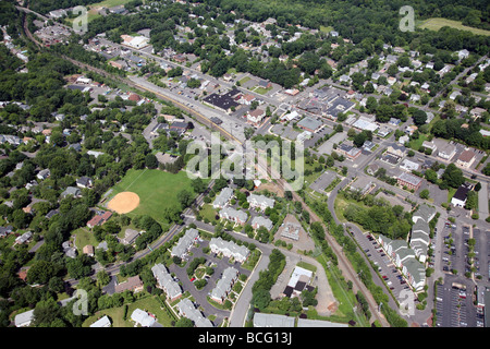 Luftaufnahme von Berkeley Heights, New Jersey. Stockfoto