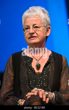 Jacqueline Wilson preisgekrönte englische Kinder Autor abgebildet Hay Festival 2009 Stockfoto