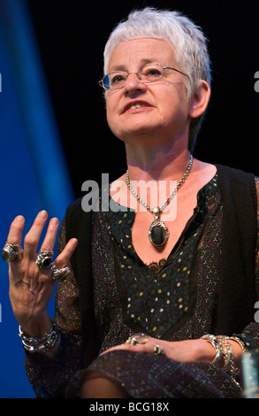 Jacqueline Wilson preisgekrönte englische Kinder Autor abgebildet Hay Festival 2009 Stockfoto