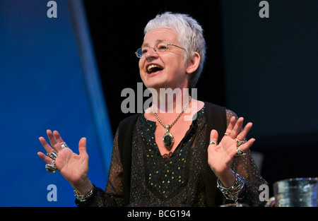 Jacqueline Wilson preisgekrönte englische Kinder Autor abgebildet Hay Festival 2009 Stockfoto