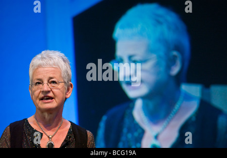 Jacqueline Wilson preisgekrönte englische Kinder Autor abgebildet Hay Festival 2009 Stockfoto