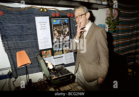 DJ Derek Derek Morris Bristol basierte weißen Reggae, Ska und Dub dj bekannt als weiße und pensionierte schwarze Musik Stockfoto