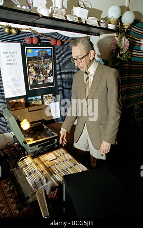 DJ Derek Derek Morris Bristol basierte weißen Reggae, Ska und Dub dj bekannt als weiße und pensionierte schwarze Musik Stockfoto