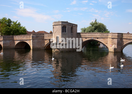 St. Leger Bridge Kapelle St Ives Cambridgeshire England Stockfoto