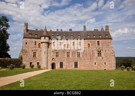 Château De La Roche-Jagu, Normandie, Frankreich Stockfoto