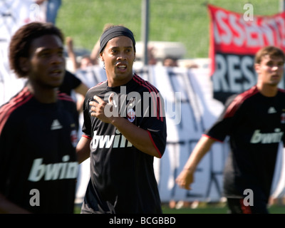 Milanello, AC Milan beginnen neue Saison mit dem neuen Mister Leonardo. In diesem Bild RONALDINHO Stockfoto