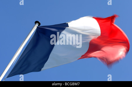 Französische Flagge Stockfoto