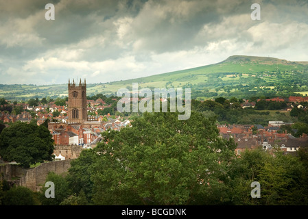 Stadt ludlow Stockfoto