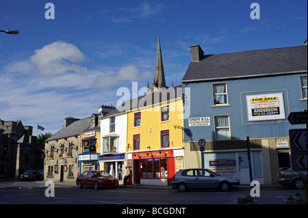 Donegal Town Straßenszenen in Irland Stockfoto