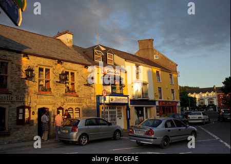 Donegal Town Straßenszenen in Irland Stockfoto