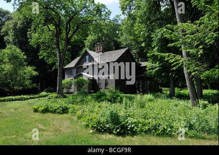 Orchard House, das Elternhaus von Autor Louisa May Alcott und die Einstellung für ihren Roman Little Women, Concord Massachusettes Stockfoto