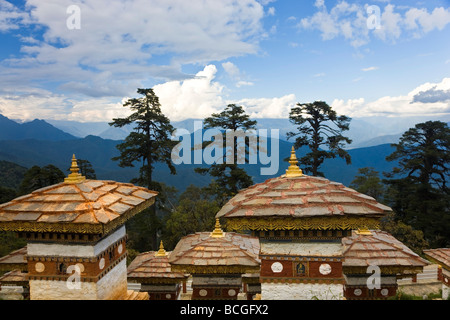 Kriegerdenkmal zum Gedenken an die 2003 Grenzkrieg mit indischen Assam Separatisten Thimpu Provinz Bhutan Stockfoto