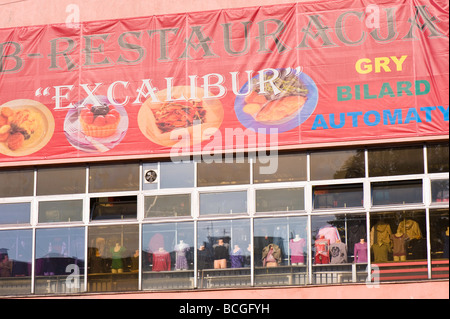 Architektur von Piotrkowska-Straße Lodz Polen Stockfoto