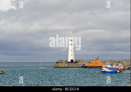 Stadt und den Hafen von Donaghadee Nordirland Stockfoto