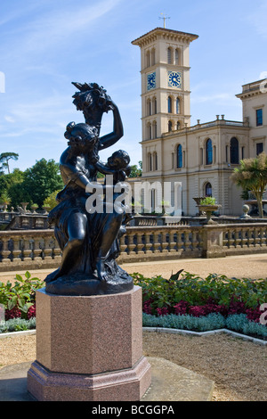 Gärten Osborne House Isle Of Wight Stockfoto