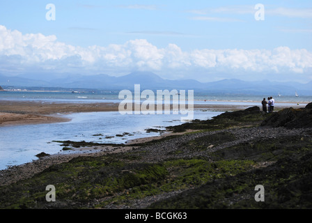 Mündung Abersoch Lleyn Halbinsel Nummer 2730 Stockfoto