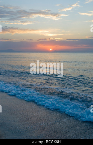 Der Strand von Adelianos Kampos Rethymnon Kreta Stockfoto