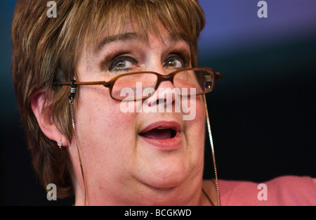 Jenni Murray britische Journalist und Rundfunksprecher abgebildet Hay Festival 2009 Stockfoto