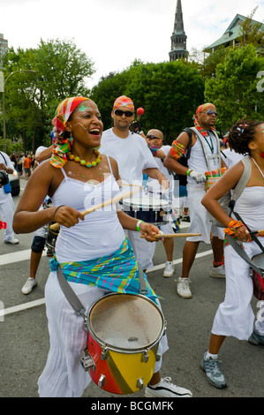 Karibische jährliche Carifete Parade In Montreal Kanada Stockfoto