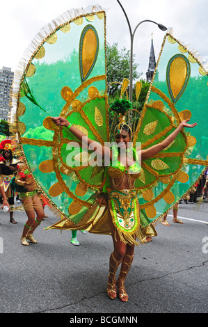 Karibische jährliche Carifete Parade In Montreal Kanada Stockfoto