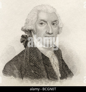 George Washington, 1732 - 1799. Erster Präsident der Vereinigten Staaten. Stockfoto