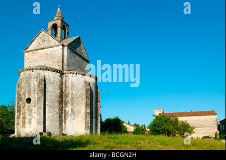 SAN PETER KAPELLE MONTMAJOUR ABTEI ARLES PROVENCE FRANKREICH Stockfoto