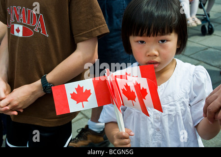 Canada Day Feierlichkeiten Montreal Stockfoto