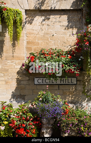 Cecily Hill in der historischen Romano britischen Stadt von Cirencester (Corinium Dobunnorum), Gloucestershire, UK Stockfoto