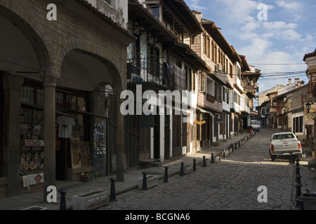 Veliko Tarnovo, historische Stadt, bekannt mit seiner traditionellen Architektur, architektonischem Erbe, Bulgarien, Osteuropa Stockfoto