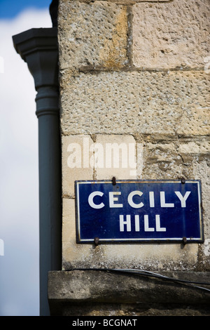 Cecily Hill in der historischen Romano britischen Stadt von Cirencester (Corinium Dobunnorum), Gloucestershire, UK Stockfoto