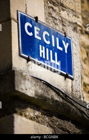 Cecily Hill in der historischen Romano britischen Stadt von Cirencester (Corinium Dobunnorum), Gloucestershire, UK Stockfoto