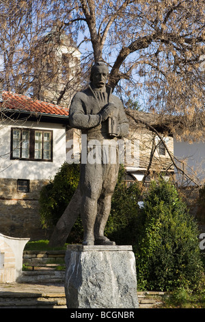 Stadt Dryanovo, Denkmal von Kolyo Ficheto, bulgarischer berühmter Baumeister aus der Zeit der bulgarischen Wiedergeburt, Architekt, Baumeister und Bildhauer Stockfoto
