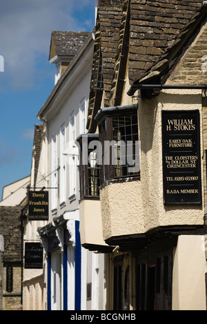 Cirencester (Corinium Dobunnorum) Stadtzentrum und historischen Romano-Briten und mittelalterlichen Marktstadt, Gloucestershire, UK Stockfoto
